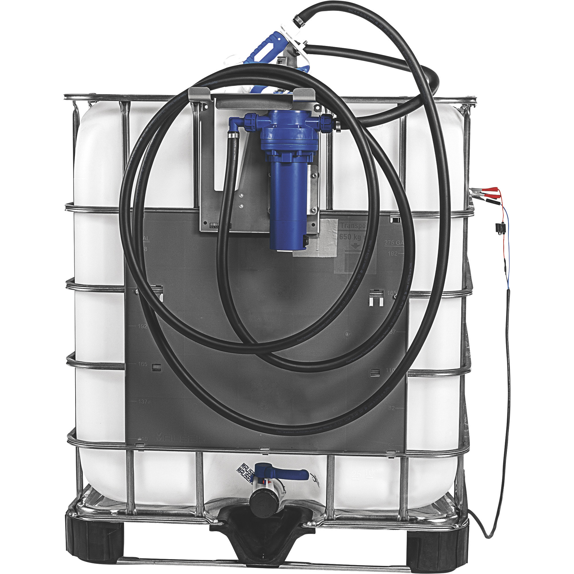 BlueDEF 120 Volt DEF Tote Pump System, 1/3 HP, 8-10 GPM, Poly Nozzle